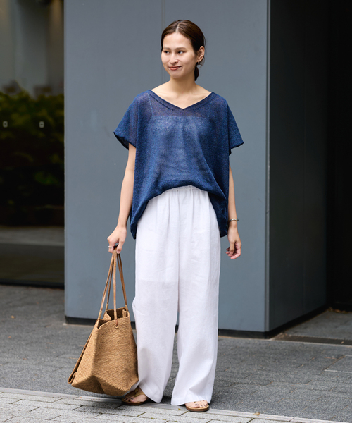 FRAMeWORK(フレームワーク)の「SOVANI Marie laure raffia bag(かごバッグ・レディース・ベージュ・FREE)」の2枚目の写真
