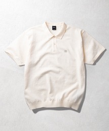 SERIF H KNIT POLO TOP