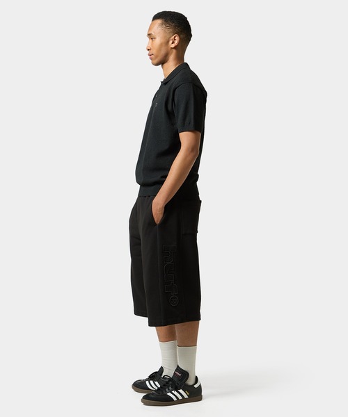 HUF（ハフ）の「SERIF H KNIT POLO TOP（ポロシャツ・メンズ・ナチュラル/ブラック/ライム・S/M/L/XL）」の20枚目の写真