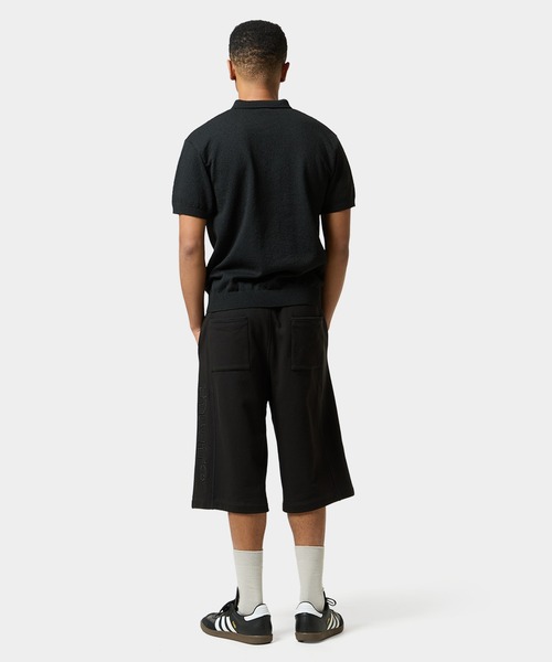 HUF（ハフ）の「SERIF H KNIT POLO TOP（ポロシャツ・メンズ・ナチュラル/ブラック/ライム・S/M/L/XL）」の21枚目の写真