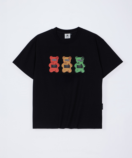 DYSFUNCT(ディスファンクト)の「CRIMINALS BEAR T-SHIRT(BLACK)(Tシャツ/カットソー・レディース・その他・SMALL/MEDIUM/LARGE)」の4枚目の写真