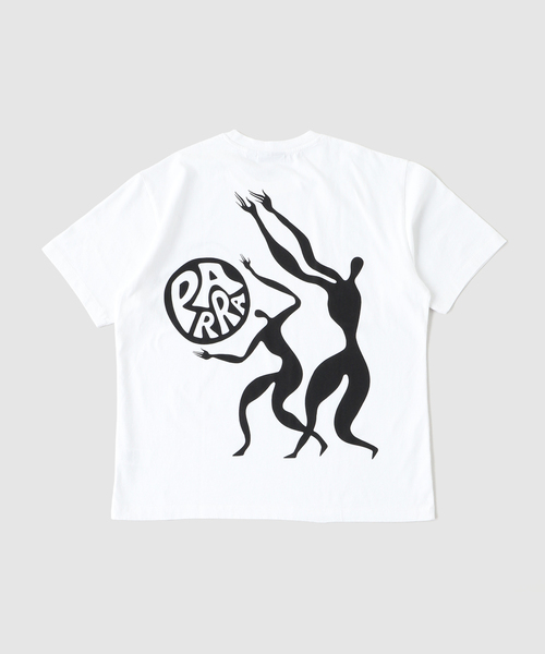 By Parra（バイパラ）の「by Parra play ball t-shirt（Tシャツ/カットソー・メンズ・ブラック/ホワイト・LARGE/MEDIUM）」の4枚目の写真