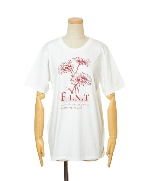 F i.n.t(フィント)の「マーガレットロゴプリントTシャツ/fint フィント(Tシャツ/カットソー・レディース・ブルー/レッド・FREE)」の20枚目の写真