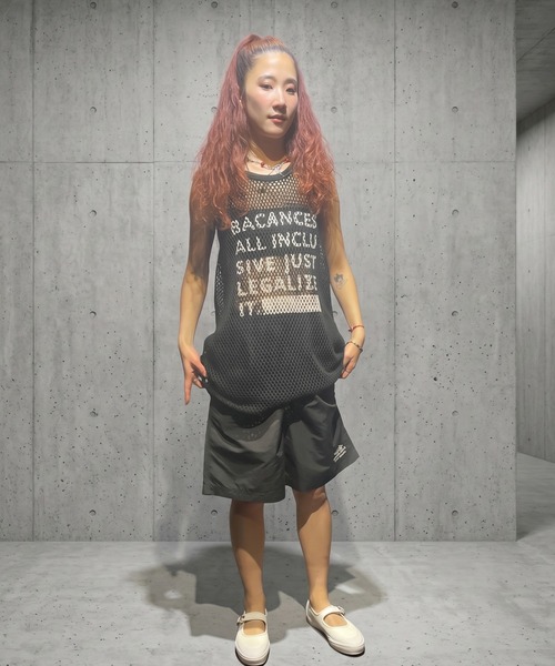 BACANCES ALL INCLUSIVE（バカンサスオールインクルーシブ）の「BC MESH MARINA TANKTOP[LEGALIZE]（タンクトップ・メンズ・ホワイト/ブラック・ONESIZE）」の10枚目の写真