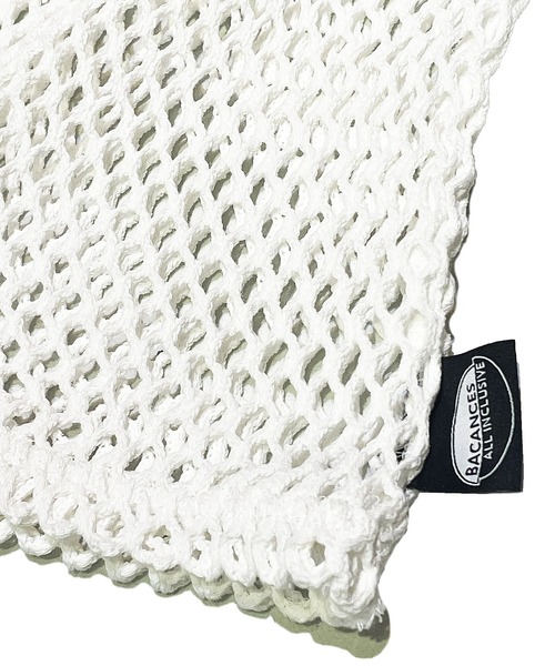 BACANCES ALL INCLUSIVE（バカンサスオールインクルーシブ）の「BC MESH MARINA TANKTOP[LEGALIZE]（タンクトップ・メンズ・ホワイト/ブラック・ONESIZE）」の4枚目の写真