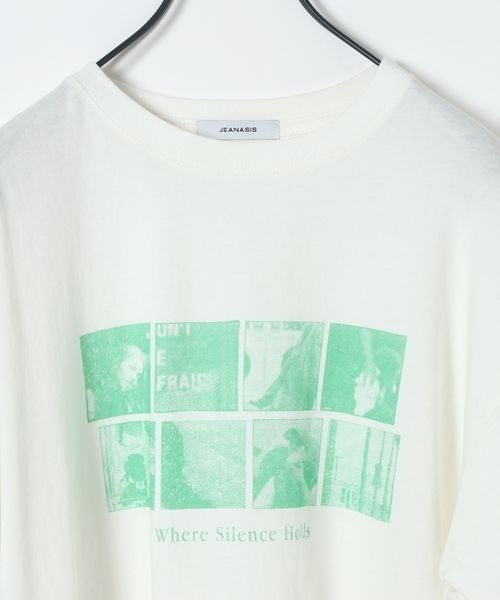JEANASIS(ジーナシス)の「PlayfulカラーグラフィックプリントTEE/1043150(Tシャツ/カットソー・レディース・ホワイト系その他/オレンジ系その他/グレー系その他・FREE)」の11枚目の写真