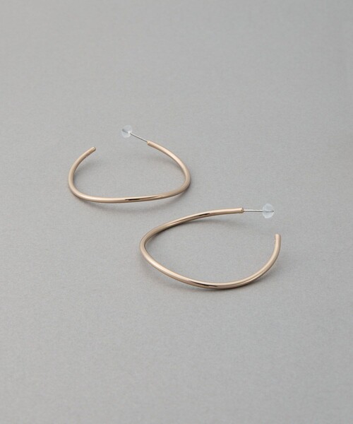 ete（エテ）の「[シグナルフープ] ピアス M（ピアス（両耳用）・レディース・ピンクゴールド/イエローゴールド・FREE）」の3枚目の写真