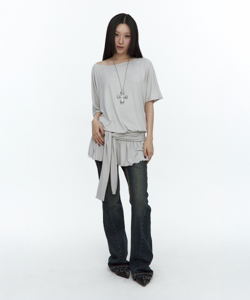 ROUGHNECK(ラフネック)の「Waist Tie Dress(ワンピース・レディース・その他・FREE)」の1枚目の写真