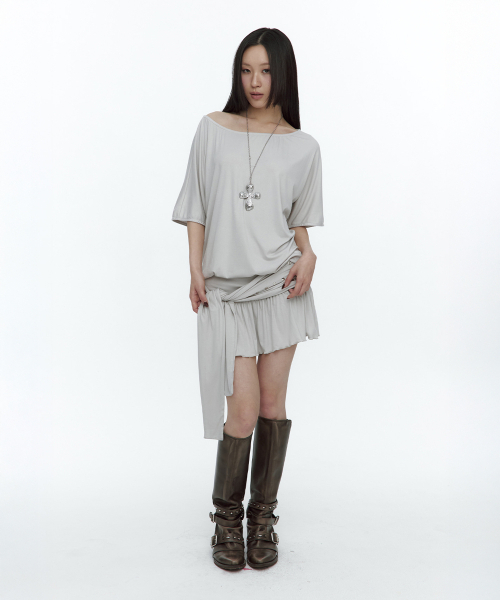 ROUGHNECK(ラフネック)の「Waist Tie Dress(ワンピース・レディース・その他・FREE)」の5枚目の写真