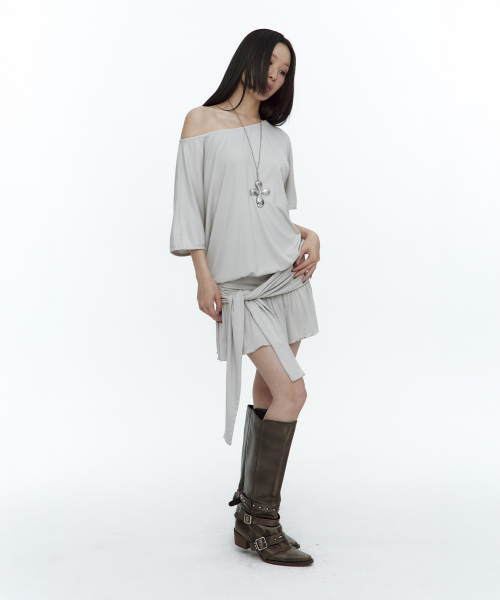 ROUGHNECK(ラフネック)の「Waist Tie Dress(ワンピース・レディース・その他・FREE)」の6枚目の写真