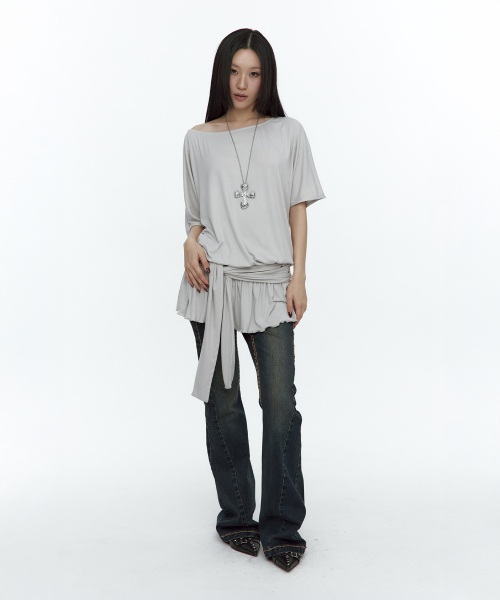 ROUGHNECK(ラフネック)の「Waist Tie Dress(ワンピース・レディース・その他・FREE)」の8枚目の写真