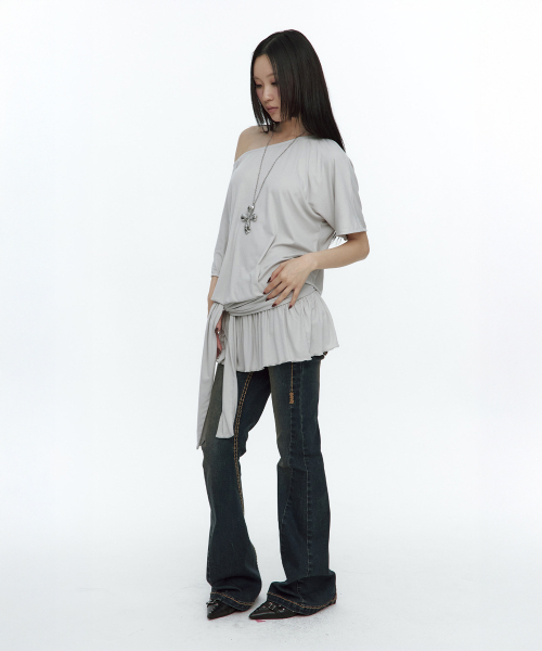 ROUGHNECK(ラフネック)の「Waist Tie Dress(ワンピース・レディース・その他・FREE)」の10枚目の写真