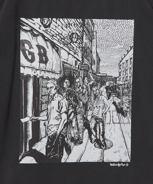 MONKEY TIME（モンキータイム）の「＜SOJIE × WOKE EDGE × monkey time＞ミックス Tシャツ（Tシャツ/カットソー・メンズ・ブラック・L/S/M）」の5枚目の写真