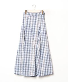 セール】UNEVEN CHECK SPIRAL SKIRT（スカート）｜Ameri（アメリ）の