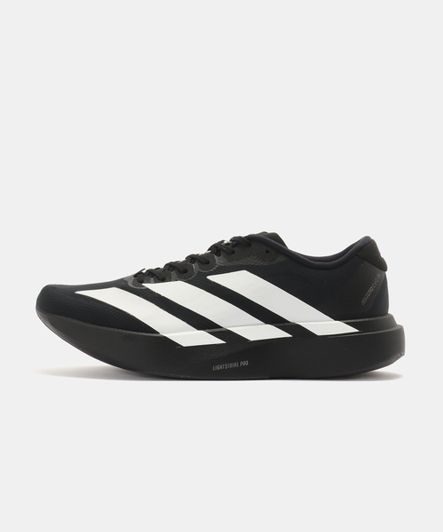 adidas(アディダス)の「adidas ADIZERO EVO SL WOVEN M JR4728(スニーカー・メンズ・ブラック・26.5cm/26cm/25.5cm/28cm/27.5cm/27cm)」の1枚目の写真