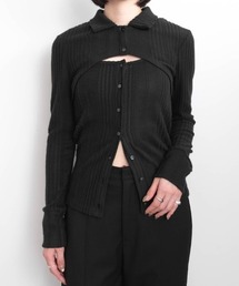 sahara | 【26AW PRE ORDER】Fuzz Layered Top(その他トップス)