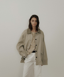 Corduroy Point Work Jacket_Beige