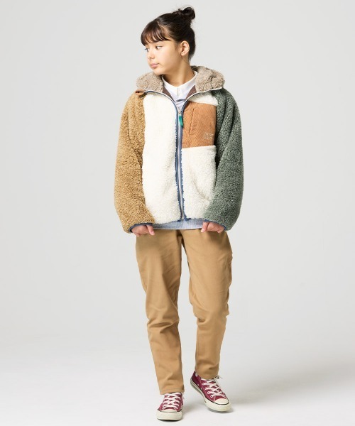 KRIFF MAYER Kid's Collection(クリフメイヤーキッズコレクション)の「シャギーボアフードジャケット(その他アウター・キッズ・チャコール/グレー/カラフル/ベージュ/セージグリーン/ナチュラル・160/170/120/130/140/150)」の16枚目の写真