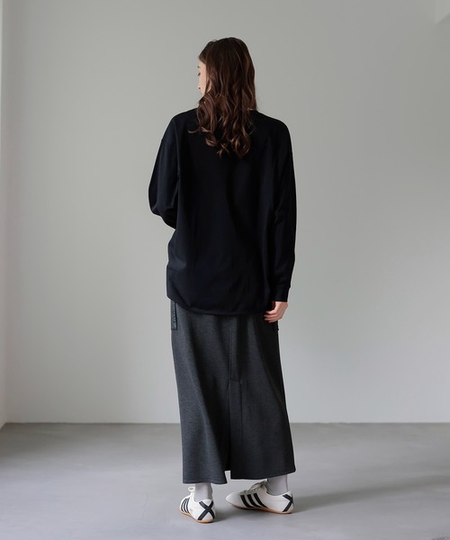 Jines（ジネス）の「72レースロゴロンT（Tシャツ/カットソー・レディース・ブラック/ホワイト・38）」の10枚目の写真