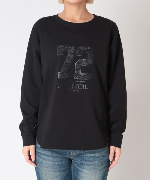 Jines（ジネス）の「72レースロゴロンT（Tシャツ/カットソー・レディース・ブラック/ホワイト・38）」の18枚目の写真