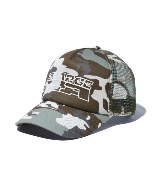 XLARGE(エクストララージ)の「XLARGE LA MESH CAP(キャップ・メンズ・ブラック/カモフラージュ・ONE SIZE)」の15枚目の写真