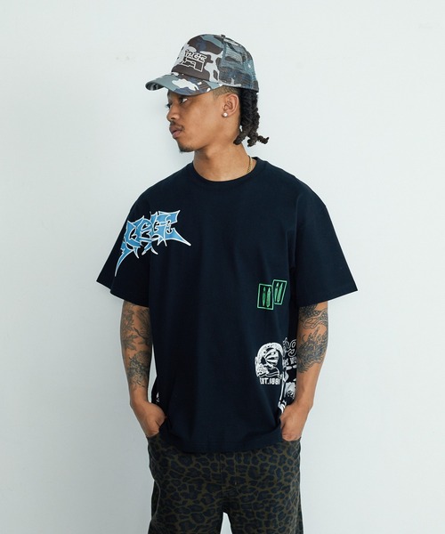 XLARGE(エクストララージ)の「XLARGE LA MESH CAP(キャップ・メンズ・ブラック/カモフラージュ・ONE SIZE)」の11枚目の写真