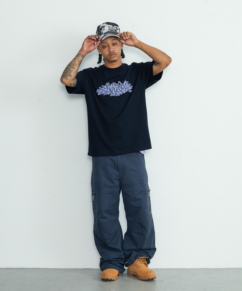XLARGE(エクストララージ)の「XLARGE LA MESH CAP(キャップ・メンズ・ブラック/カモフラージュ・ONE SIZE)」の10枚目の写真