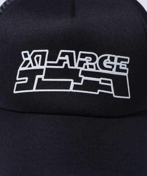 XLARGE(エクストララージ)の「XLARGE LA MESH CAP(キャップ・メンズ・ブラック/カモフラージュ・ONE SIZE)」の4枚目の写真