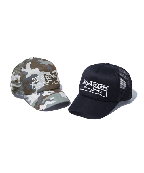 XLARGE(エクストララージ)の「XLARGE LA MESH CAP(キャップ・メンズ・ブラック/カモフラージュ・ONE SIZE)」の3枚目の写真
