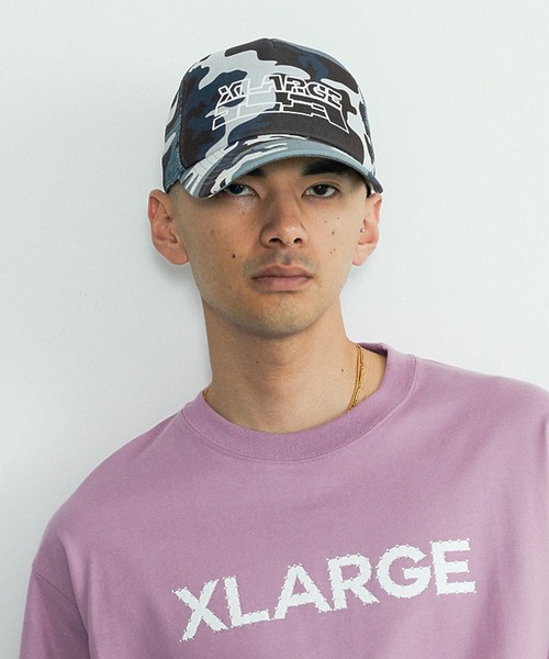 XLARGE(エクストララージ)の「XLARGE LA MESH CAP(キャップ・メンズ・ブラック/カモフラージュ・ONE SIZE)」の14枚目の写真