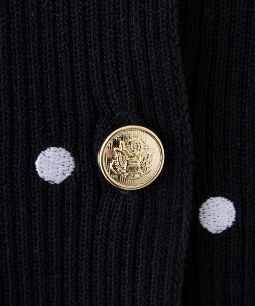one after another NICE CLAUP(ワンアフターアナザーナイスクラップ)の「袖リボンシャツドッキング刺繍入りニット(ニット/セーター・レディース・ネイビー/ブラウン/ベージュ/ブラック系その他・FREE)」の14枚目の写真