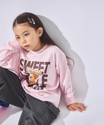 ever closet（エバークローゼット）の「スイーツフォトプリント長袖Tシャツ（Tシャツ/カットソー）」