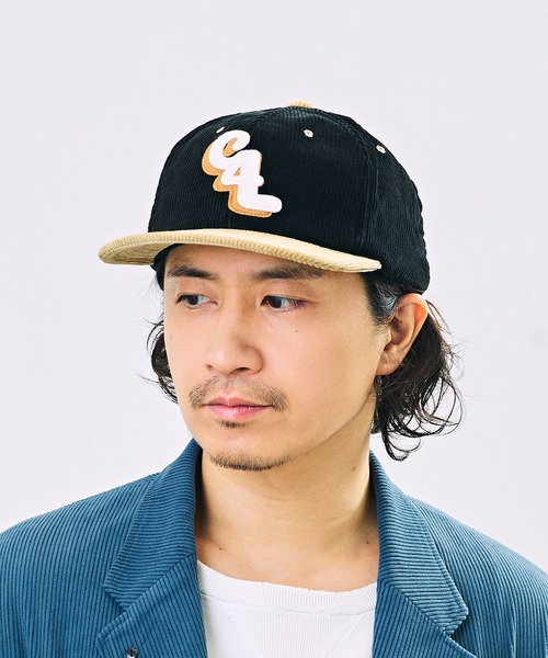 CA4LA(カシラ)の「C4L PATCH CAP(キャップ・メンズ・ネイビー/ホワイト/ブラック/ブラウン・ONESIZE)」の1枚目の写真