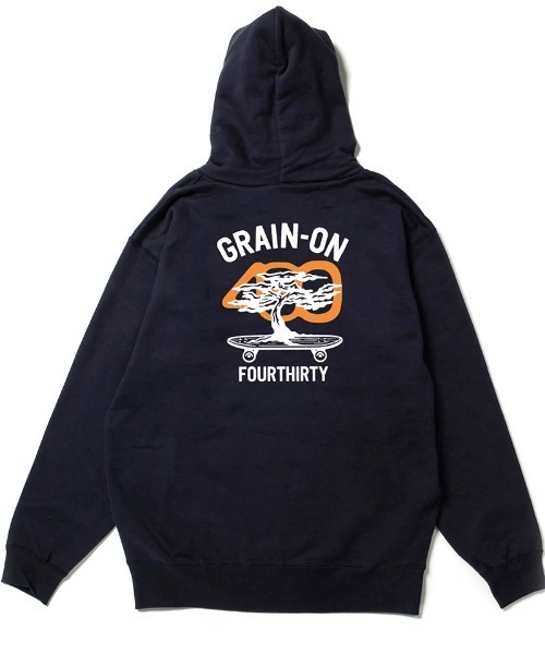 430(フォーサーティ)の「mpa4190-GF ICONS P-O PARKA プルオーバーパーカー(26-190)(パーカー・メンズ・ブラック/ネイビー/ヘザーグレー/チャコールグレー/ブラウン・1/2/3/0)」の5枚目の写真