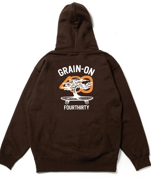 430(フォーサーティ)の「mpa4190-GF ICONS P-O PARKA プルオーバーパーカー(26-190)(パーカー・メンズ・ブラック/ネイビー/ヘザーグレー/チャコールグレー/ブラウン・1/2/3/0)」の4枚目の写真