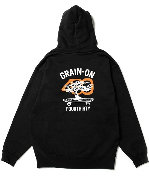 430(フォーサーティ)の「mpa4190-GF ICONS P-O PARKA プルオーバーパーカー(26-190)(パーカー・メンズ・ブラック/ネイビー/ヘザーグレー/チャコールグレー/ブラウン・1/2/3/0)」の6枚目の写真