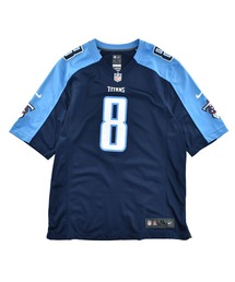 VINTAGE（ヴィンテージ）の「【USED】Reebok “NFL Tennessee Titans #8” ゲームシャツ（Tシャツ/カットソー）」