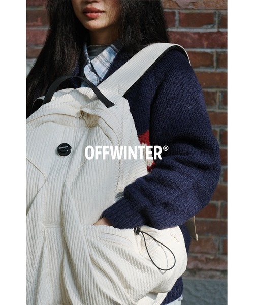 OFFWINTER(オフウィンター)の「【OFFWINTER】ロケットバックパック / リュック 大容量 / PC収納可 16インチ(スペースシリーズ)(バックパック/リュック・メンズ・グレー/グリーン/カーキ・LARGE)」の6枚目の写真