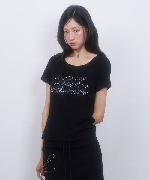 LMR(エルエムアール)の「ホットフィックスカットアウト半袖TシャツBLACK(Tシャツ/カットソー・レディース・ブラック・SMALL/MEDIUM)」の14枚目の写真