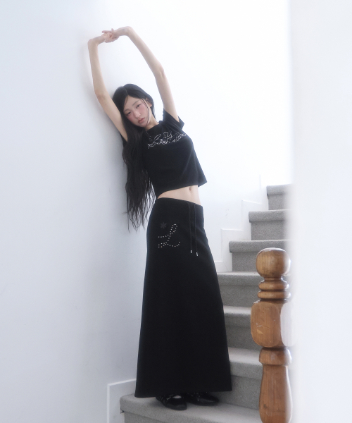 LMR(エルエムアール)の「ホットフィックスカットアウト半袖TシャツBLACK(Tシャツ/カットソー・レディース・ブラック・SMALL/MEDIUM)」の17枚目の写真