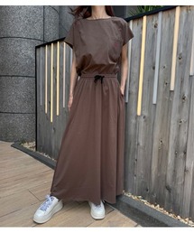 C.C.CROSS（シーシークロス）の「【C.C.CROSS(シーシークロス)】《2枚セット》カットソー×ナロースカートセットアップ（セットアップ）」