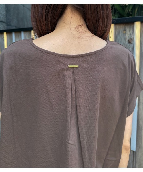 C.C.CROSS(シーシークロス)の「【C.C.CROSS(シーシークロス)】《2枚セット》カットソー×ナロースカートセットアップ(セットアップ・レディース・ブラック/ブラウン・FREE)」の7枚目の写真