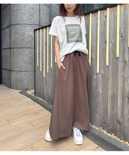 C.C.CROSS(シーシークロス)の「【C.C.CROSS(シーシークロス)】《2枚セット》カットソー×ナロースカートセットアップ(セットアップ・レディース・ブラック/ブラウン・FREE)」の16枚目の写真