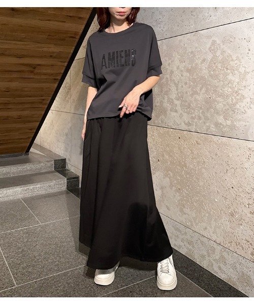 C.C.CROSS(シーシークロス)の「【C.C.CROSS(シーシークロス)】《2枚セット》カットソー×ナロースカートセットアップ(セットアップ・レディース・ブラック/ブラウン・FREE)」の20枚目の写真
