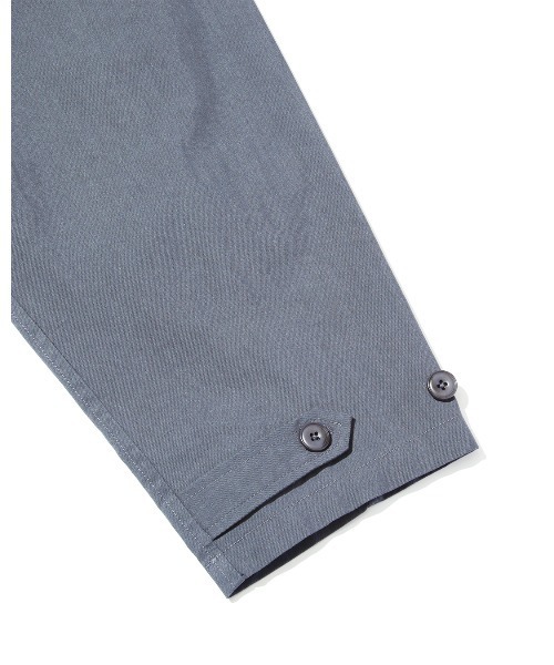 MOMENTUM（モメンタム）の「【L'eau bleue】C/N LIGHT TWILL SHIRT JACKET（シャツ/ブラウス・メンズ・ブルーグレー/ベージュ・LARGE/MEDIUM）」の14枚目の写真