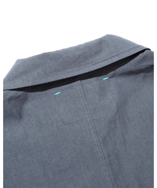 MOMENTUM（モメンタム）の「【L'eau bleue】C/N LIGHT TWILL SHIRT JACKET（シャツ/ブラウス・メンズ・ブルーグレー/ベージュ・LARGE/MEDIUM）」の15枚目の写真