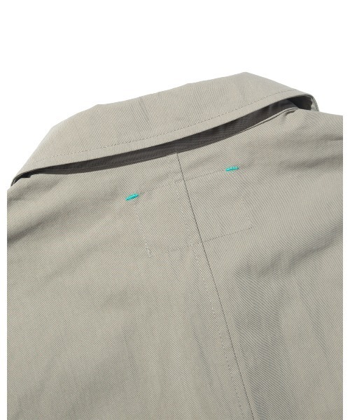 MOMENTUM（モメンタム）の「【L'eau bleue】C/N LIGHT TWILL SHIRT JACKET（シャツ/ブラウス・メンズ・ブルーグレー/ベージュ・LARGE/MEDIUM）」の19枚目の写真