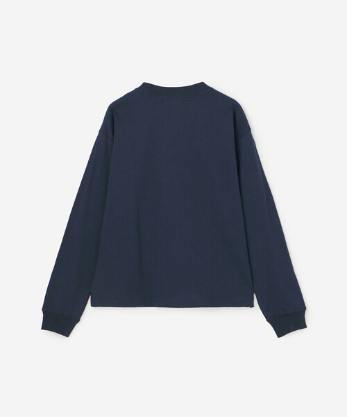 GYMPHLEX(ジムフレックス)の「Gymphlex | コットンジャージー クルーネック長袖Tシャツ WOMEN(Tシャツ/カットソー・レディース・レッド/ダークネイビー/アイボリー・12)」の5枚目の写真