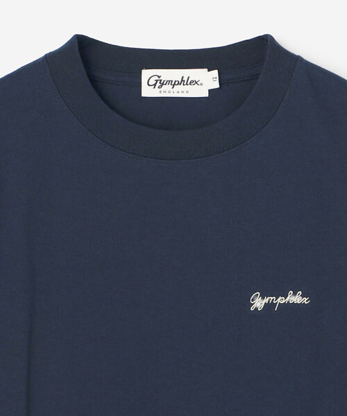 GYMPHLEX(ジムフレックス)の「Gymphlex | コットンジャージー クルーネック長袖Tシャツ WOMEN(Tシャツ/カットソー・レディース・レッド/ダークネイビー/アイボリー・12)」の6枚目の写真