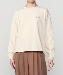 Gymphlex | コットンジャージー クルーネック長袖Tシャツ WOMEN